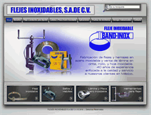 Tablet Screenshot of bandinox.com